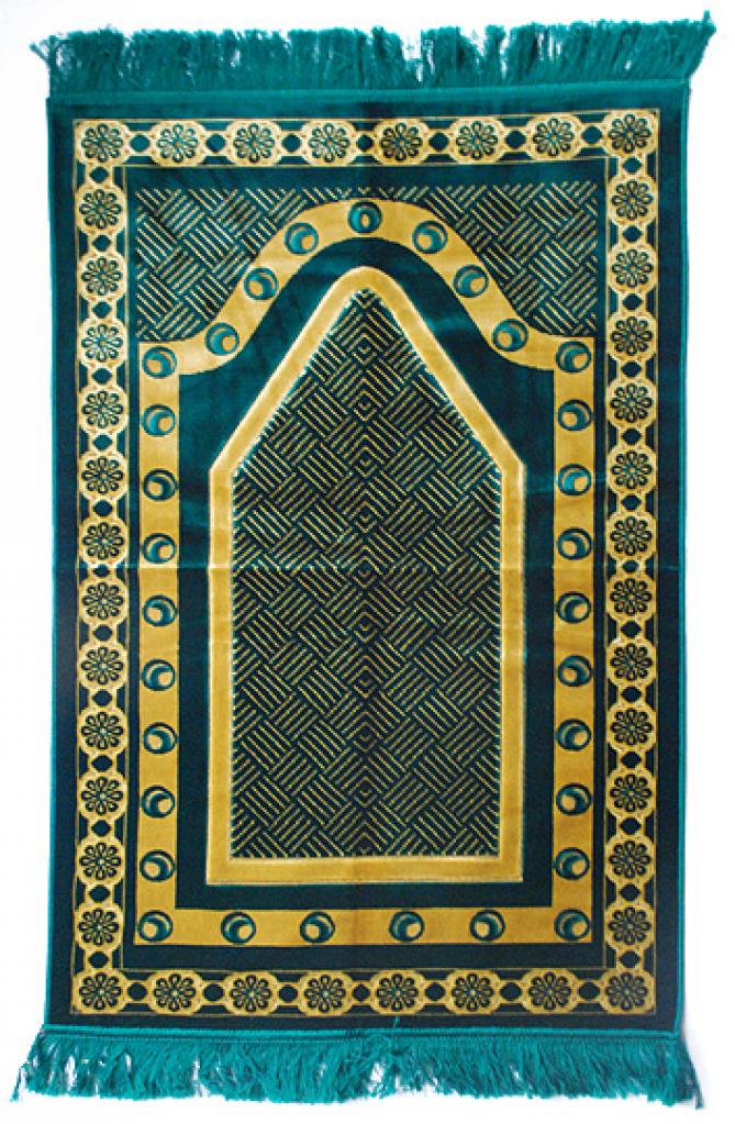 Superior Quality Velour Prayer Rug ii668 | Alhannah Islamic Clothing