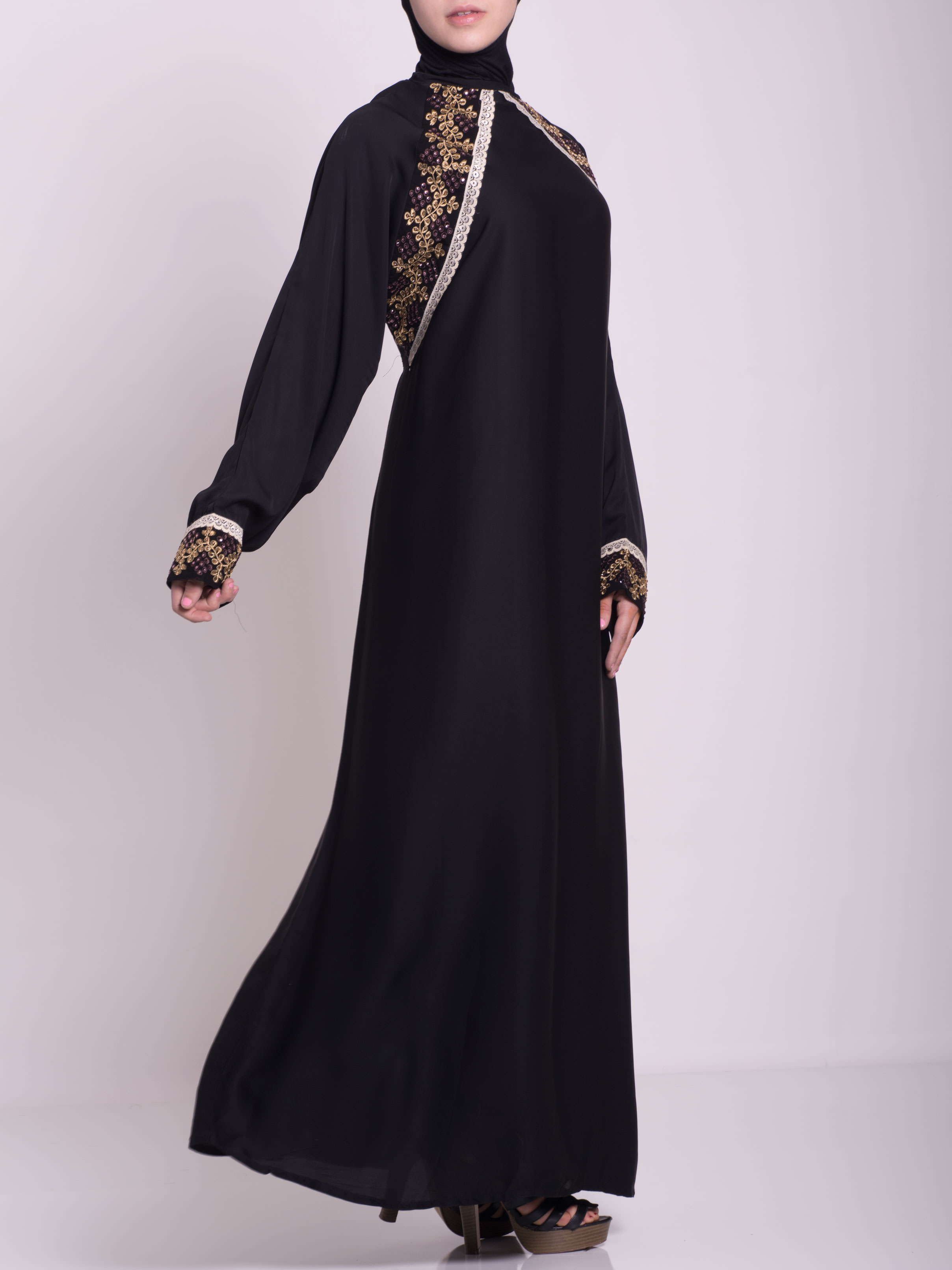 Najwa Abaya - Pull Over Style ab661 » Alhannah Islamic Clothing