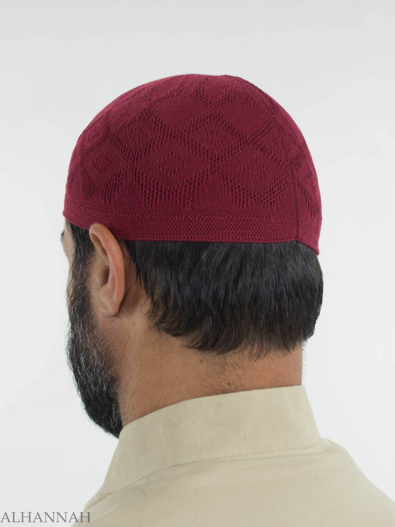 Traditional Knitted Cotton Kufi me674 » Alhannah Islamic Clothing