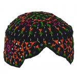 Sindhi Cap Shisha Embroidered Topi with Multicolored Web Patterns ...