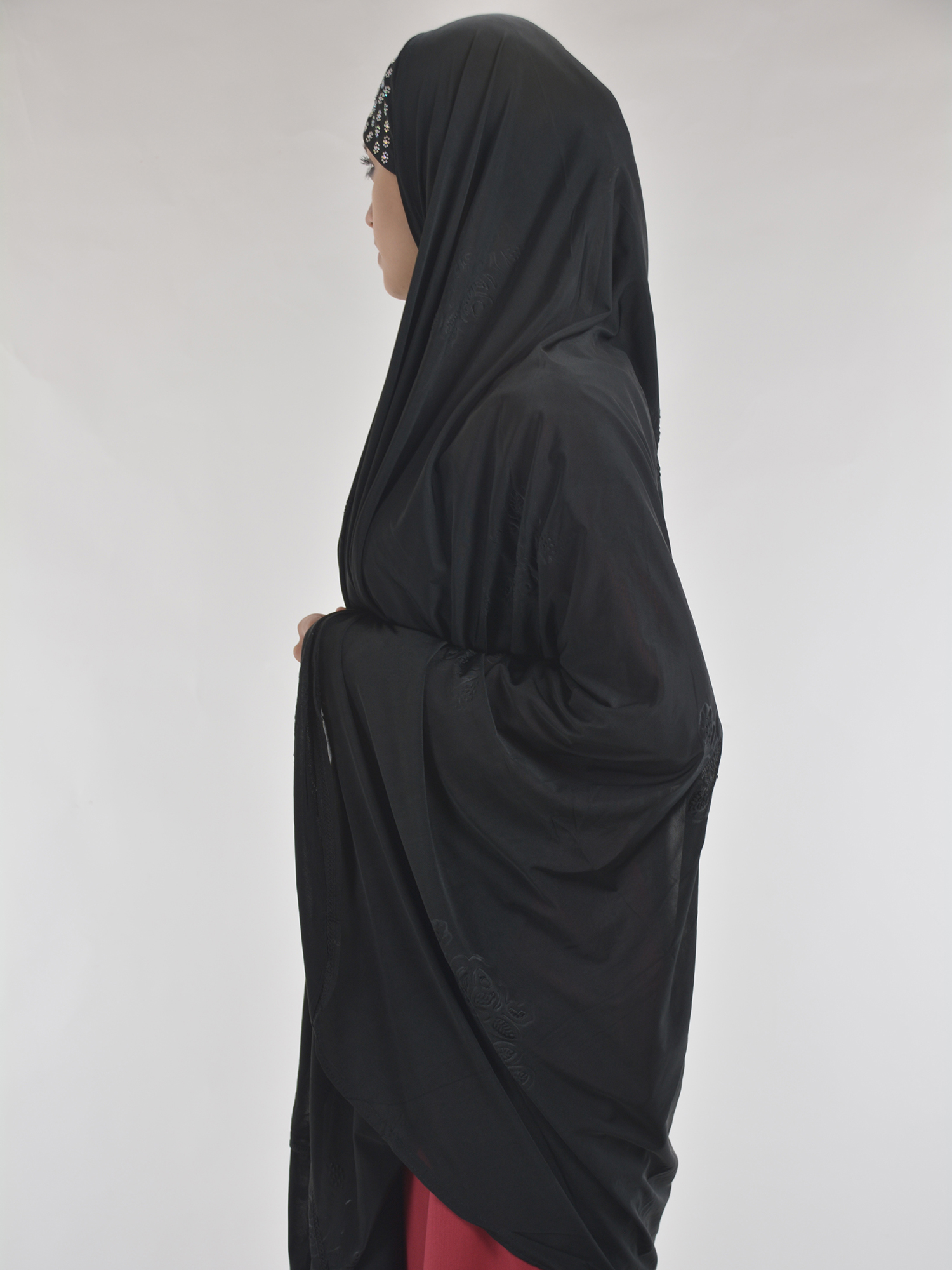 Black - Droplet Khimar Hijab Pin Pack (Pack of 6 Pins)